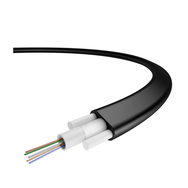 GYFXTY-2-24 Cores Uni-Tube All Dielectric Aerial Drop Fiber Optic Cable For Fttx
