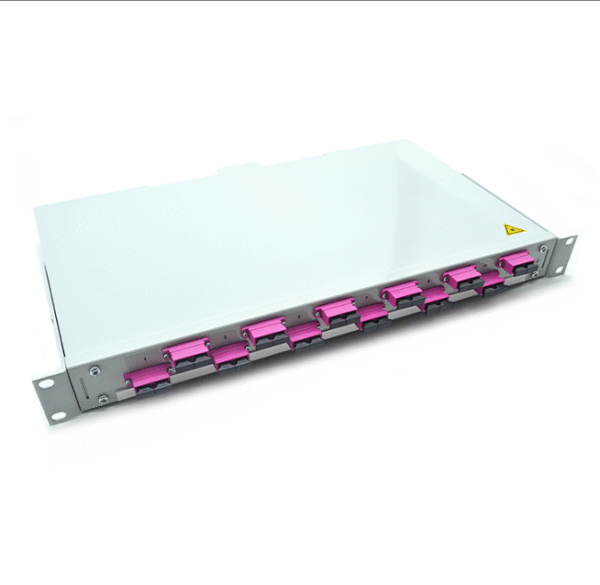 19" ODF Fiber Optic Joint Box, Sliding Fiber Optic Patch Panel 24 Port with SC Adapter - Image 5