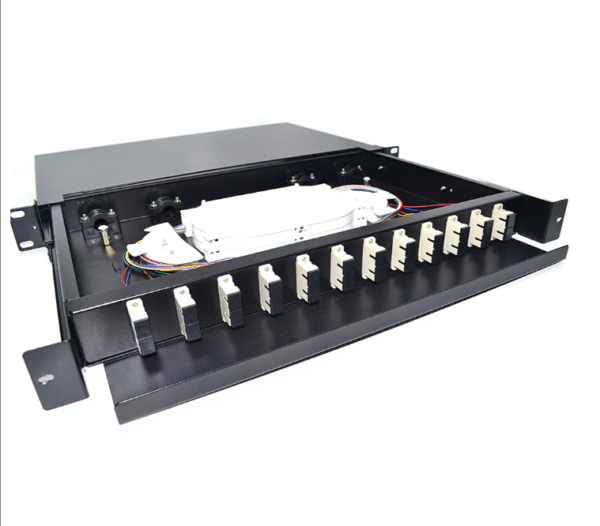 CATV 12 Port Fiber Optic Patch Panel 12 Core SC MM Adapter ODF Low Excess Loss - Image 2