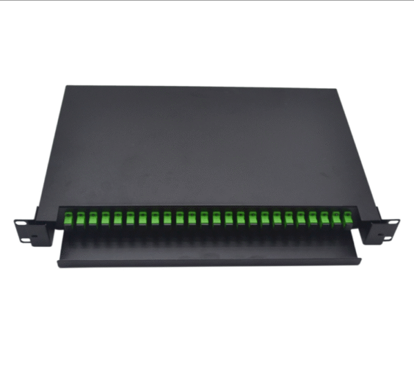 Metal Frame 1U 12 Port Patch Panel, Multimode 12 Core Optical Patch Panel - Image 4
