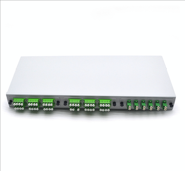 12 to 48 Cores LC/APC 19Inch Optical Panel Box Rack Mounted ODF Gray or Black Color - Image 5