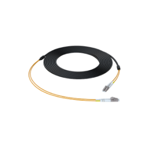 Fiber Optic Patch Cord G652D Black With Duplex LC UPC Connector