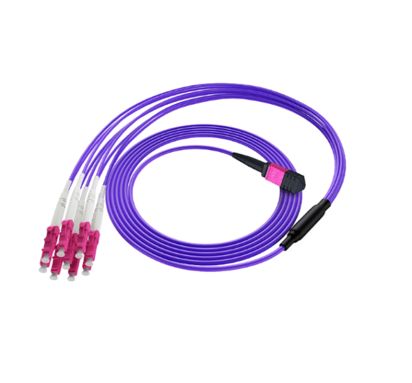 3. 0mm Purple Patch Cord 8F Fiber MPO Branch Fiber Cabling - Image 2
