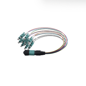 MTP to LC Fan-out Patch Cord 0.9mm Diameter, 12 fiber