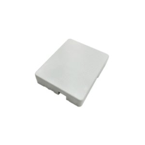 White Plastic Fiber Optic Rossette Box 1 * SC FTTH Flame Retardant For Indoor