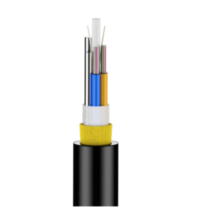 Single sheath ADSS optical cable 100m Span 48 core