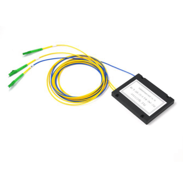 1X2 ABS Box Type Fiber Optic PLC Splitter 2.0mm
