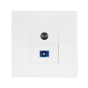 Fiber Optic Socket Panel Wall Outlet Faceplate