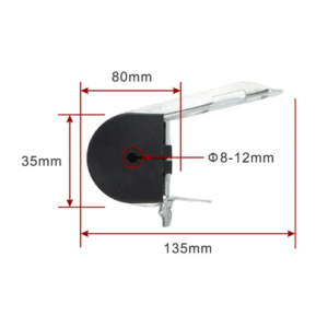 FTTX ADSS Suspension Clamp J Hook Suspension Clamp for ADSS Fiber Optic Round Cable ZCTGC-02
