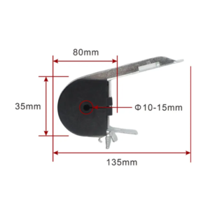 FTTX ADSS Suspension Clamp J Hook Suspension Clamp for ADSS Fiber Optic Round Cable ZCTGC-03