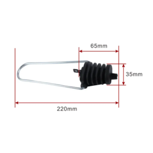 FTTX ADSS Tension clamp High Strength Fiber overhead wire Cable Suspension Clamp ADSS Clamp high tension cable clamp ZCPGC-02