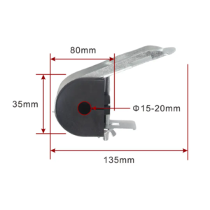 FTTX ADSS Suspension Clamp J Hook Suspension Clamp for ADSS Fiber Optic Round Cable ZCTGC-04