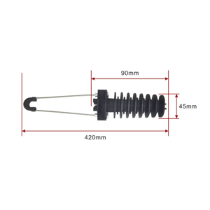 FTTX ADSS Tension clamp High Strength Fiber overhead wire Cable Suspension Clamp ADSSClamp high tension cable clamp ZCPGC-05