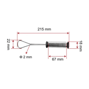 FTTH stainless steel flat cable drop clamp FTTH stainless steel wire clamp ZCSSC-01
