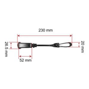 FTTH nylon cable flat cable drop clamp FTTH nylon cable clamp ZCPAC-01