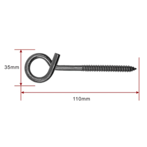 FTTH HOOK Galvanized Anchor Drive Wire Carbon Steel P House Hook ZCHK-01