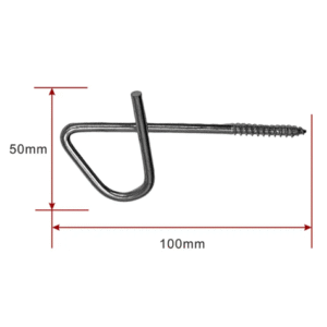 FTTH HOOK Finger Retractor with thraingled full ring for Autoclavable laparoscopic Instruments ZCHK-03