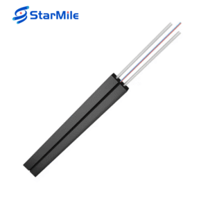 GJXH Small Size Steel Wire Strength Member 1.6*2.0 LSZH Bow-type Drop Cable