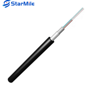 GYGXY Uni-tube Non-metallic Glass Yarns Tapes Armored HDPE Sheath Drop cable