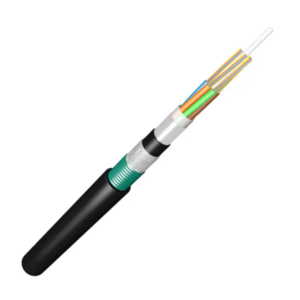 GYFTA54-1 Double PE Nylon Sheath PSP Glass Yarns Tape Enhanced Armor Anti-Rodent Direct Buried Installation Optical Cable