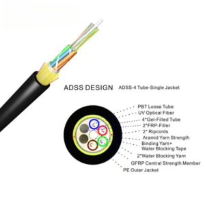 ADSS 48F 120M SPAN SM G652D Single Jacket