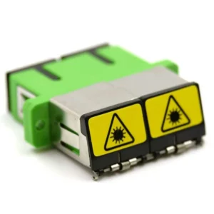 SC/APC Duplex Adapter with Shutter Single Mode