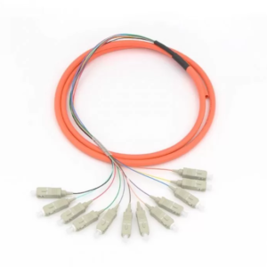 12 Bundle Fiber SC Multimode Fiber Pigtail