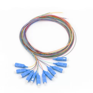 12 Fibers SC/UPC SM Pigtail 9/125um G657A Fiber LSZH